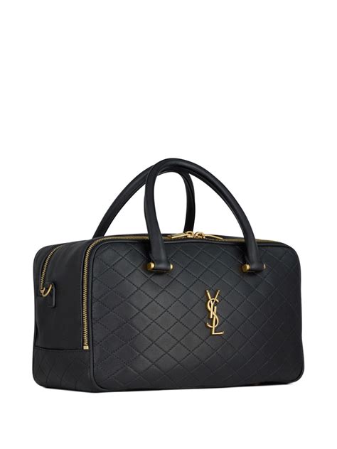 Saint Laurent Lyia Duffle Bag in Black .